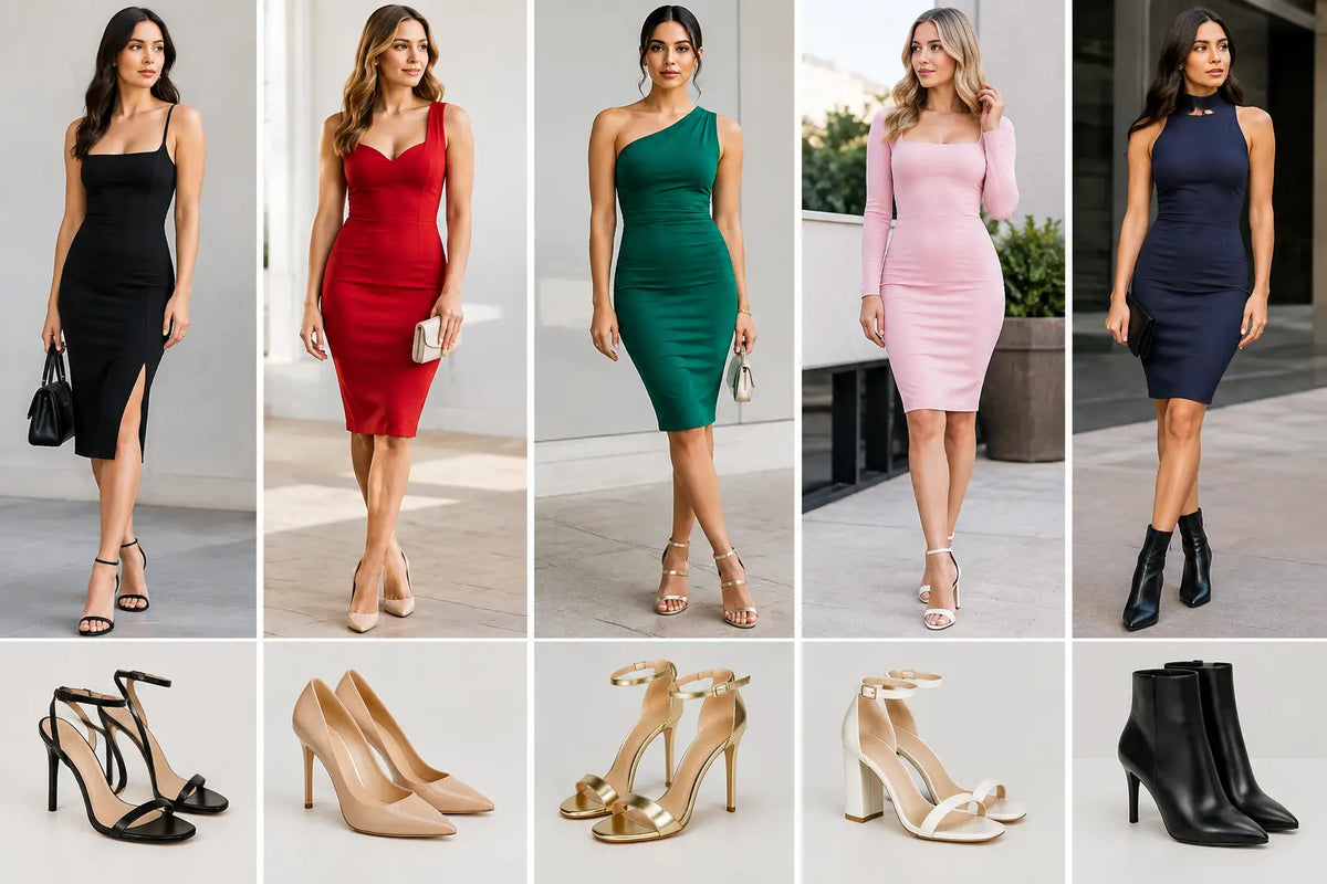 Best Shoes for Bodycon Dress Looks by Occasion