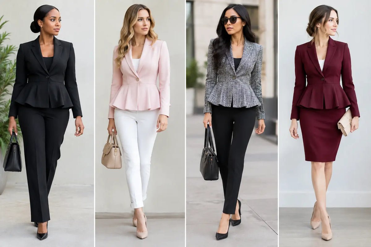 How to Style a Peplum Blazer for Any Plan
