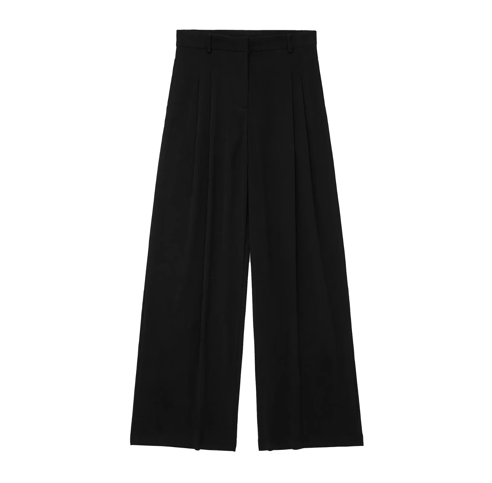 HH Women Fashion Solid Pant Suit Halter Single Breasted Sleeveless Blazer Vest Top Zipper Fly Trousers Office Lady Sets
