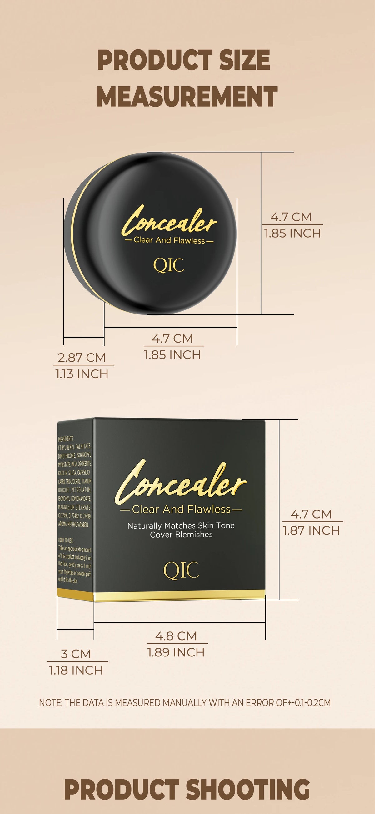 Hydrating Full-Coverage Concealer & Contour Cream