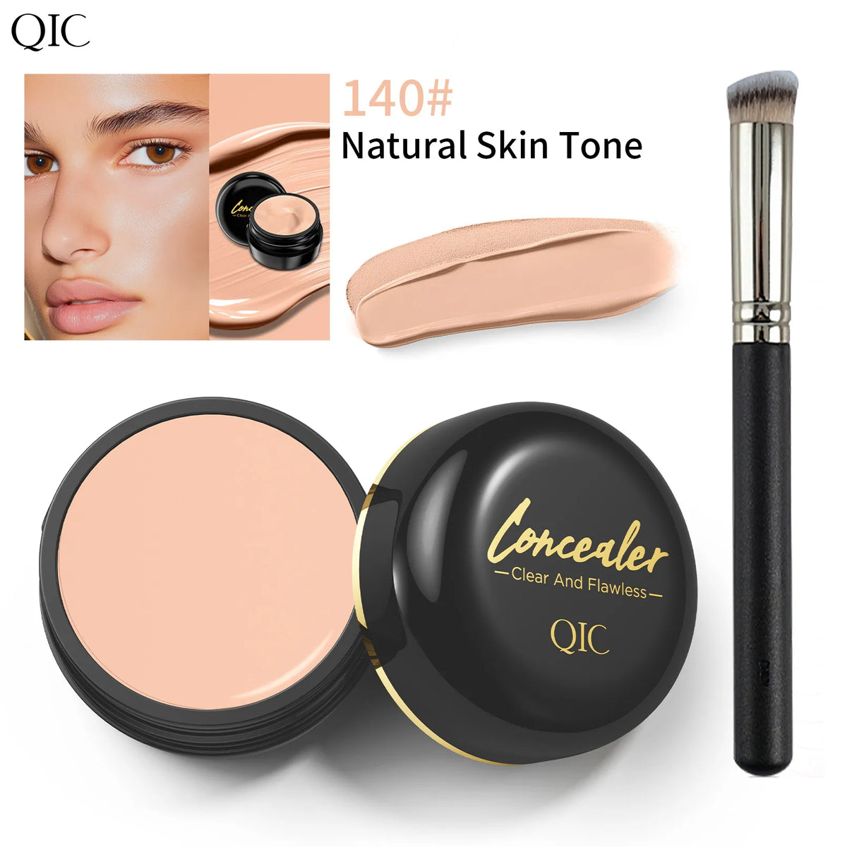 Hydrating Full-Coverage Concealer & Contour Cream