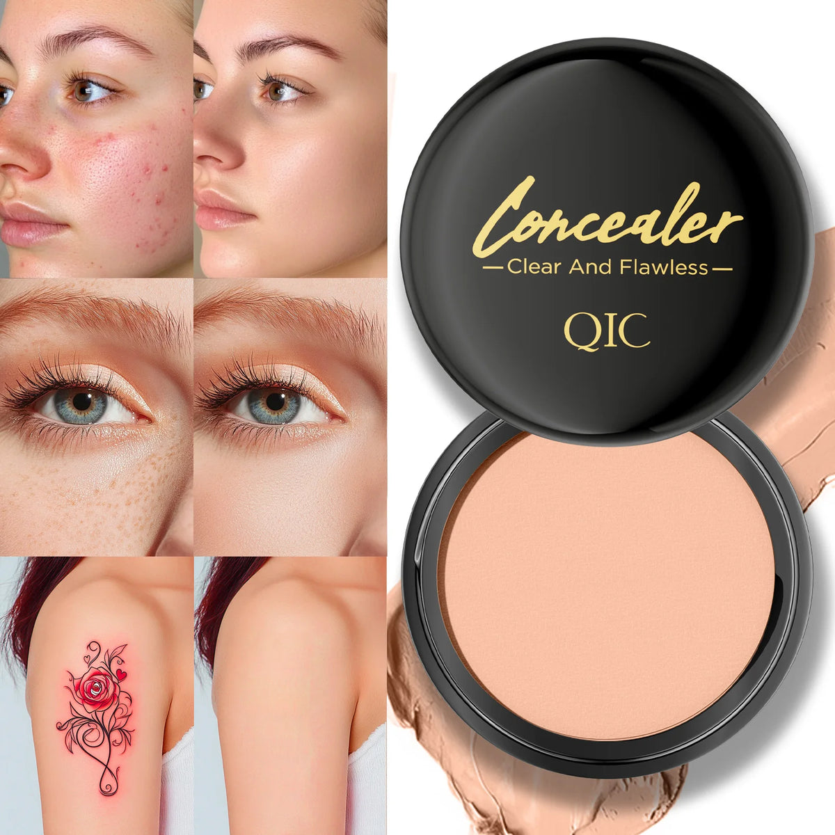 Hydrating Full-Coverage Concealer & Contour Cream