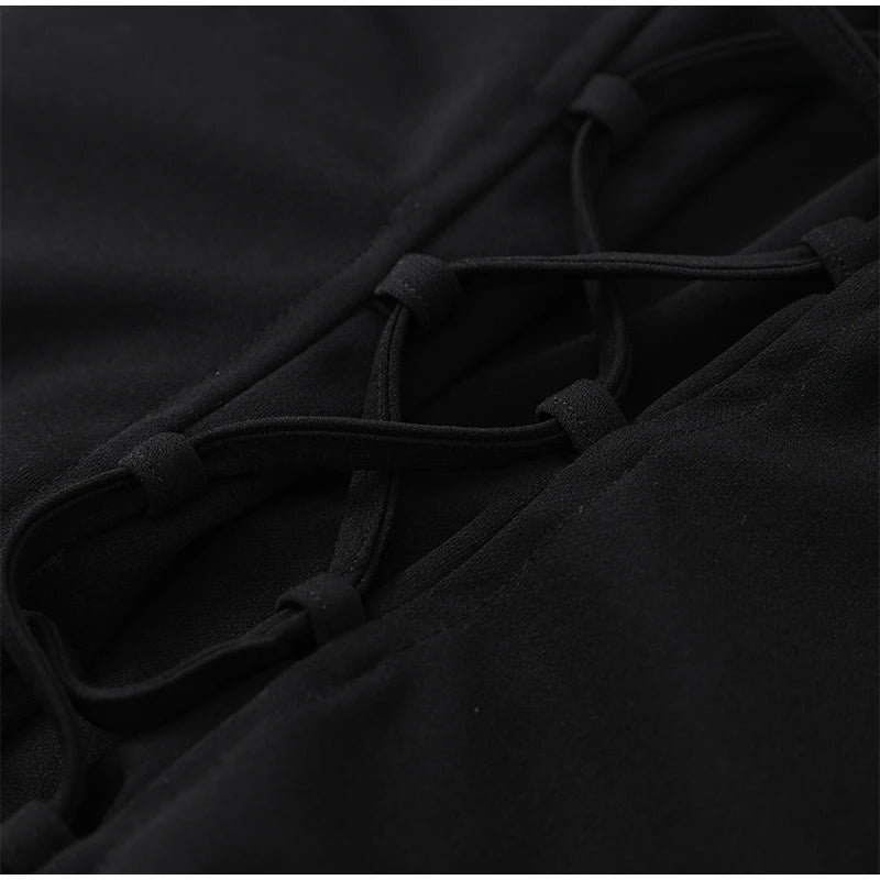 Elegant Solid Corset Sling Pleated Dress Women Brown Sexy Sleeveless Off Shoulder High Waist Maxi Dresses 2025 Lady Party Gown