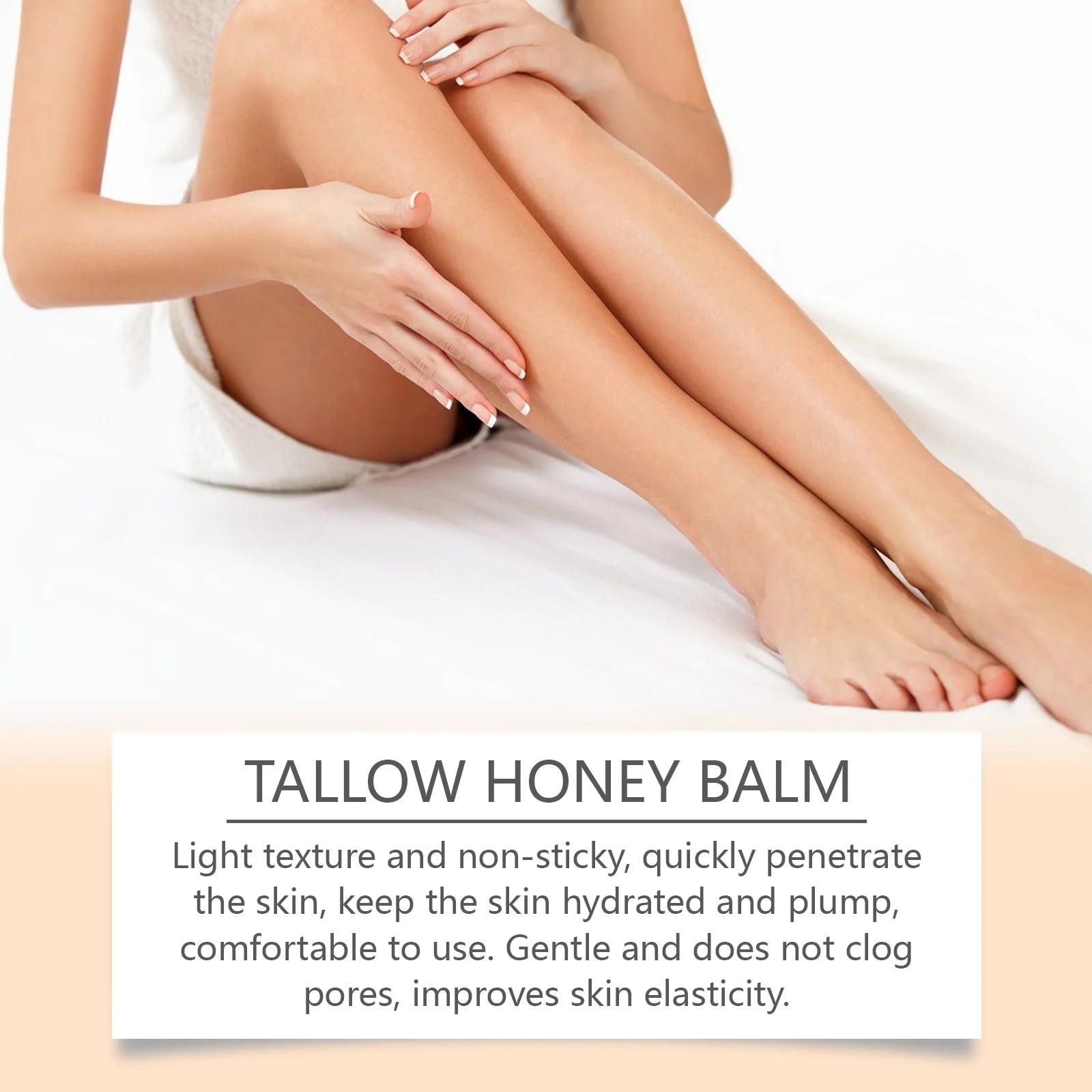 Tallow Honey Glow Cream – Deep Hydration & Firming Care.