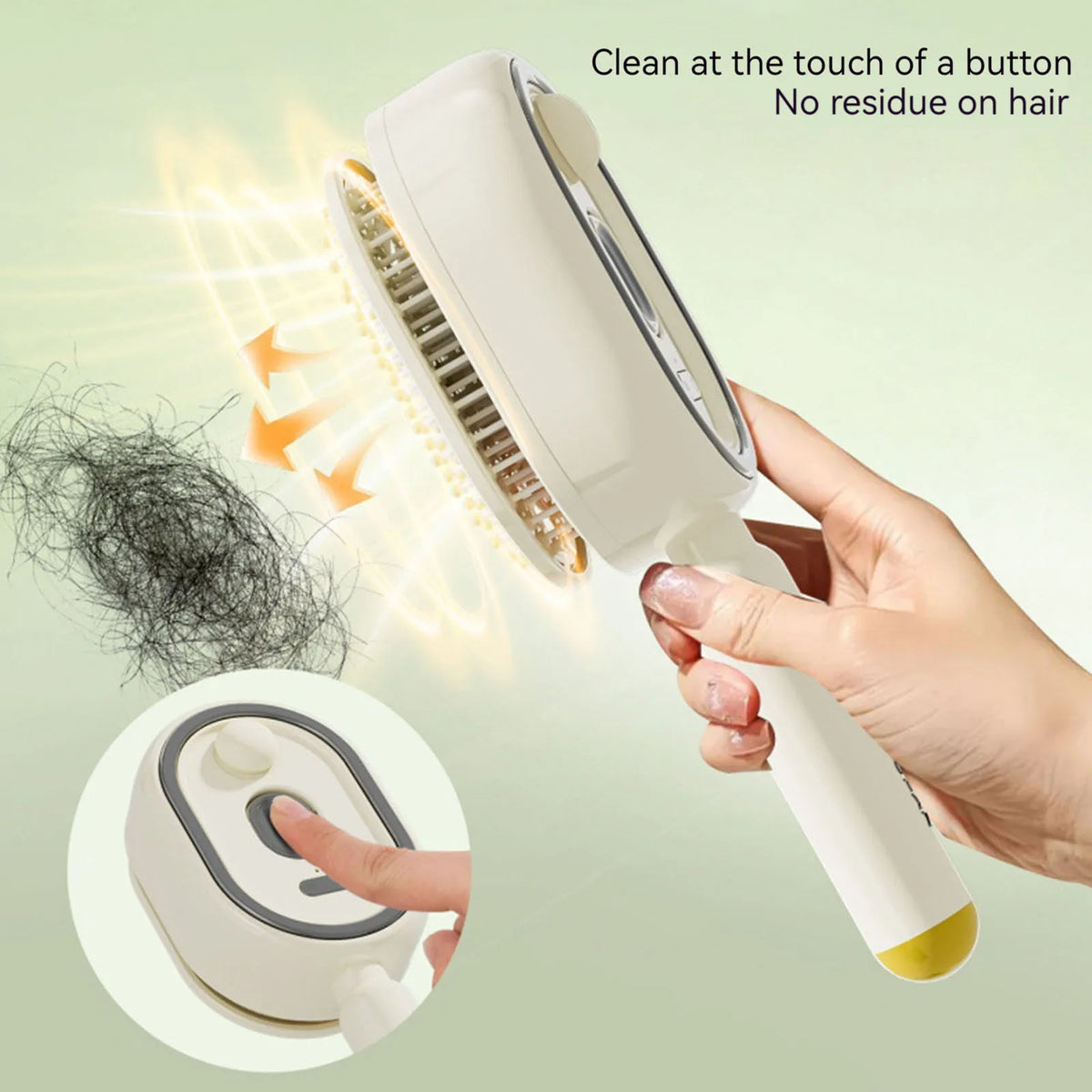 USB-C Steam Styling Brush for Smooth, Frizz-Free Hair