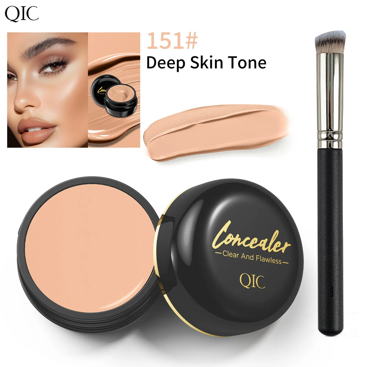 Hydrating Full-Coverage Concealer & Contour Cream