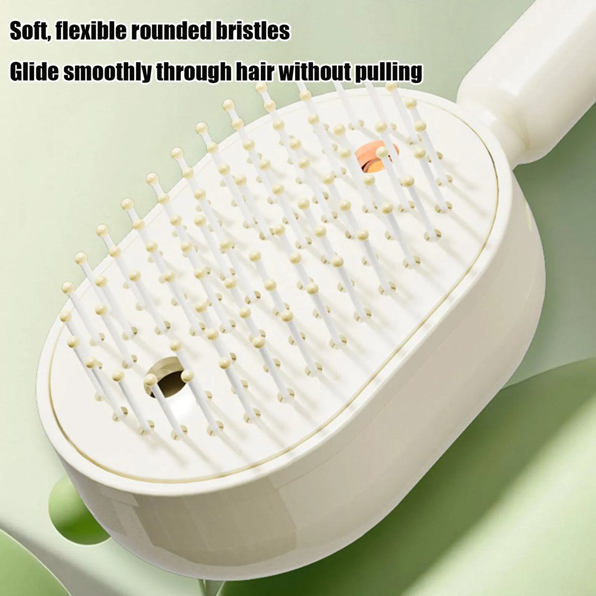 USB-C Steam Styling Brush for Smooth, Frizz-Free Hair