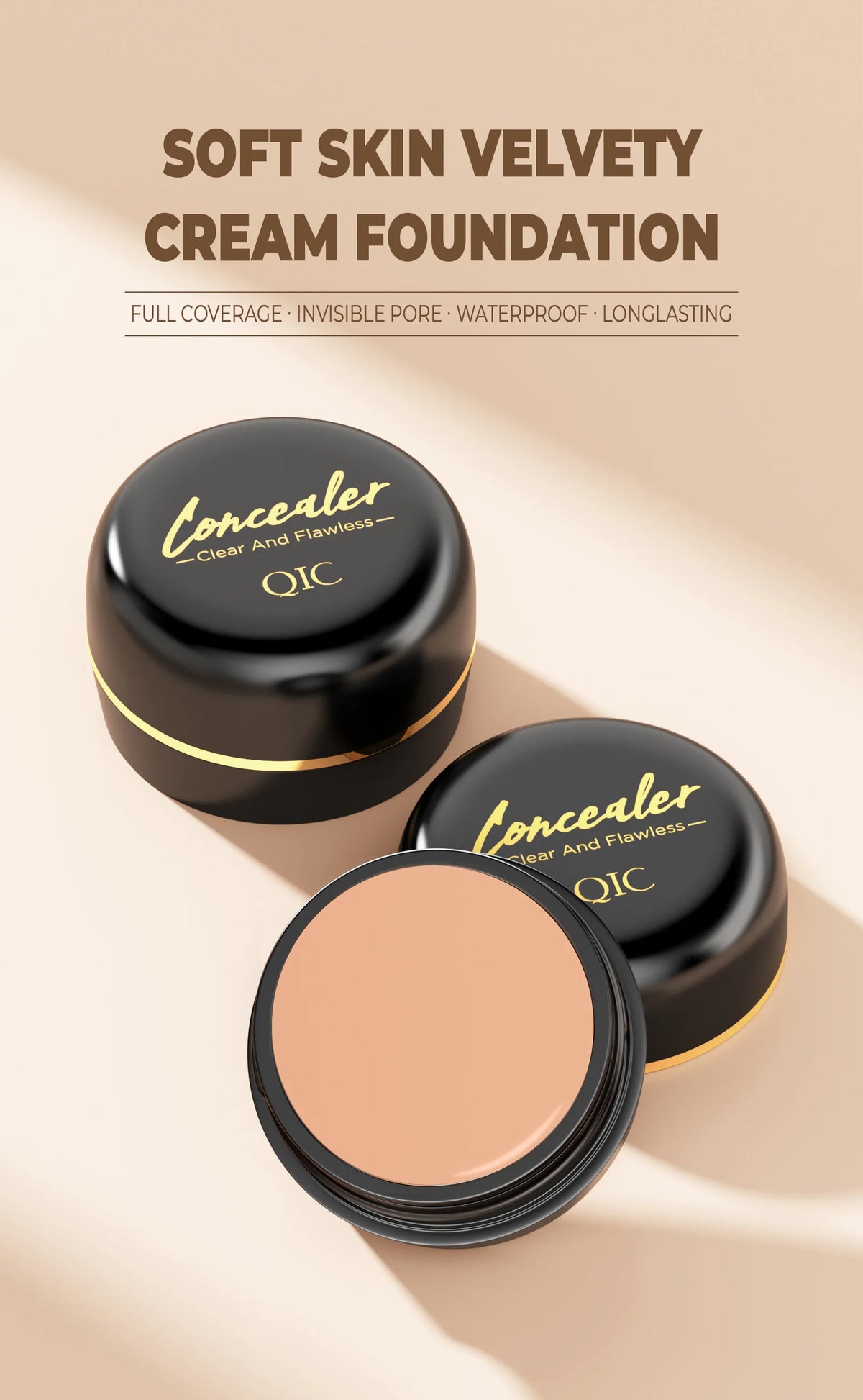Hydrating Full-Coverage Concealer & Contour Cream