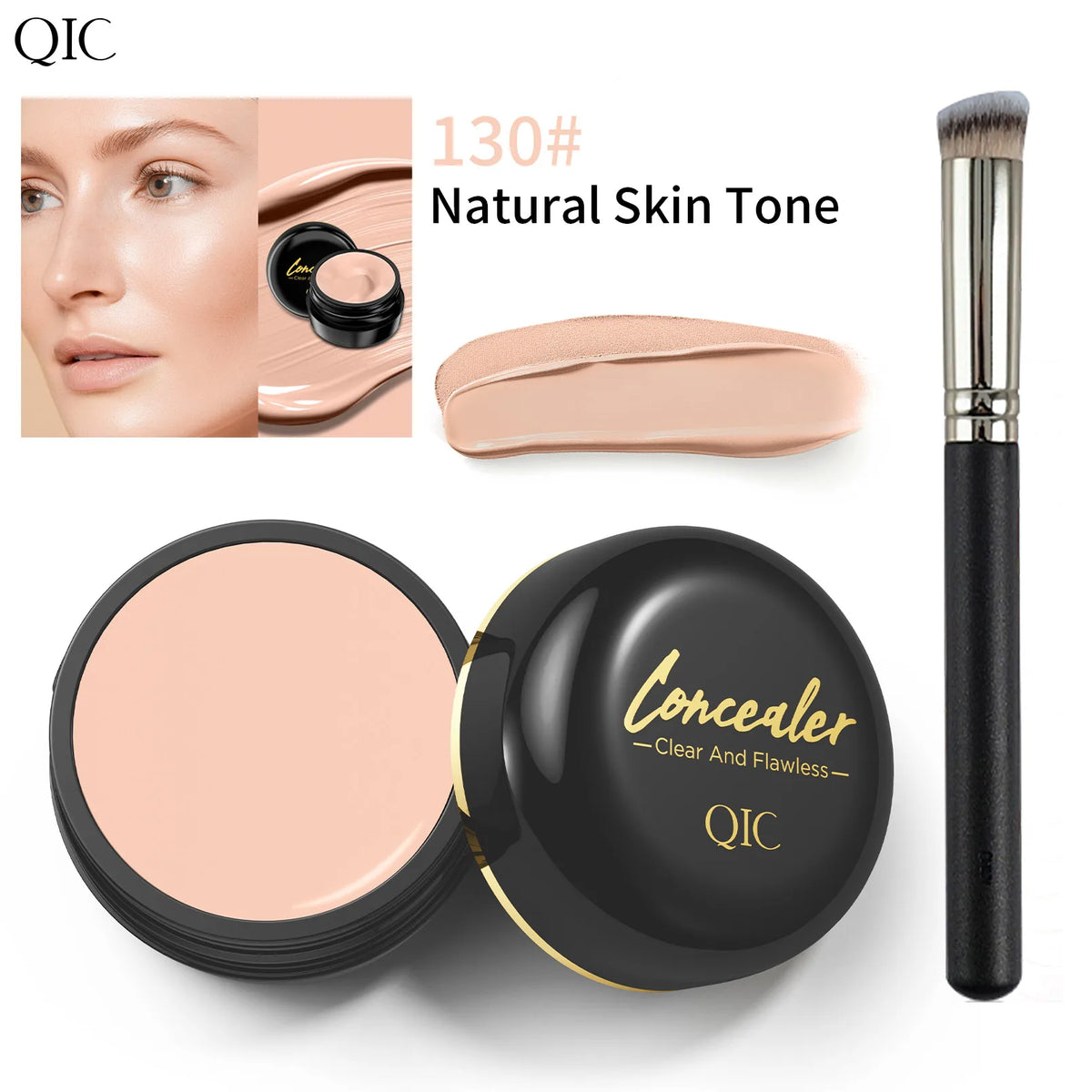 Hydrating Full-Coverage Concealer & Contour Cream
