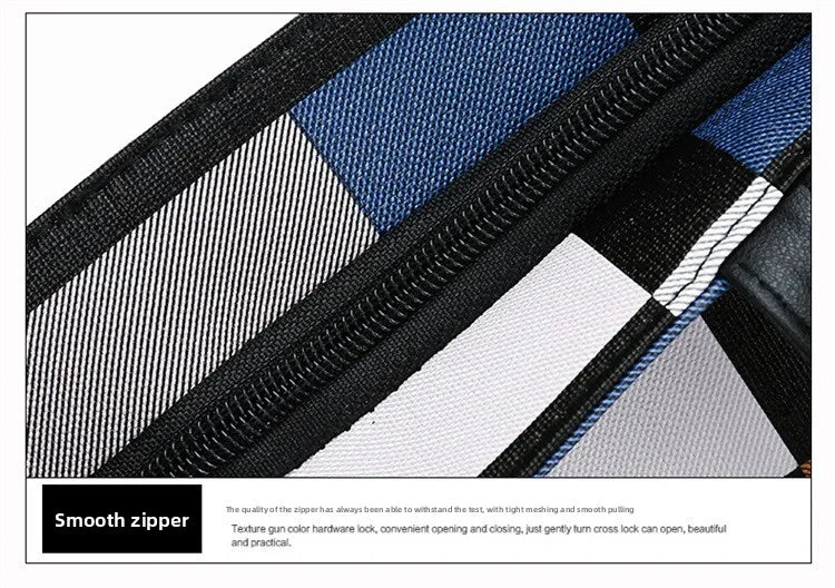 Trendy Plaid Large-Capacity Tote Bag