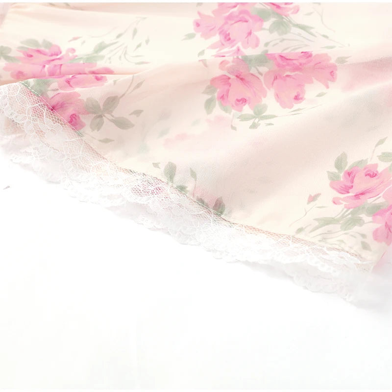Floral V-Neck Fishtail Maxi Dress!