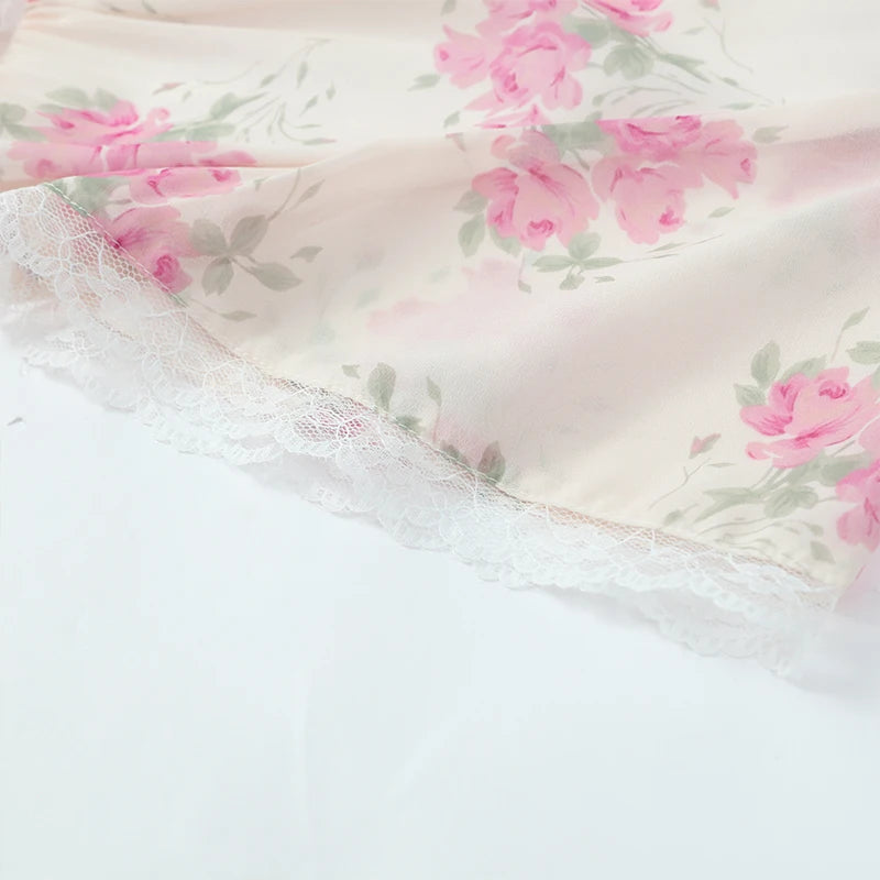 Floral V-Neck Fishtail Maxi Dress!