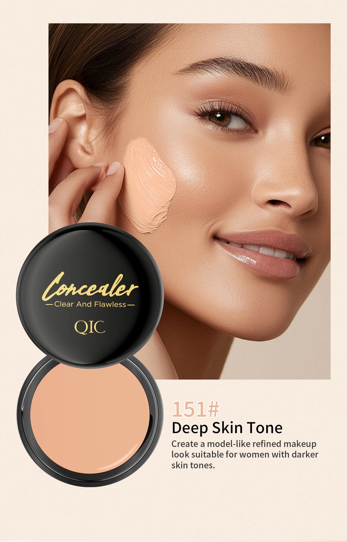 Hydrating Full-Coverage Concealer & Contour Cream