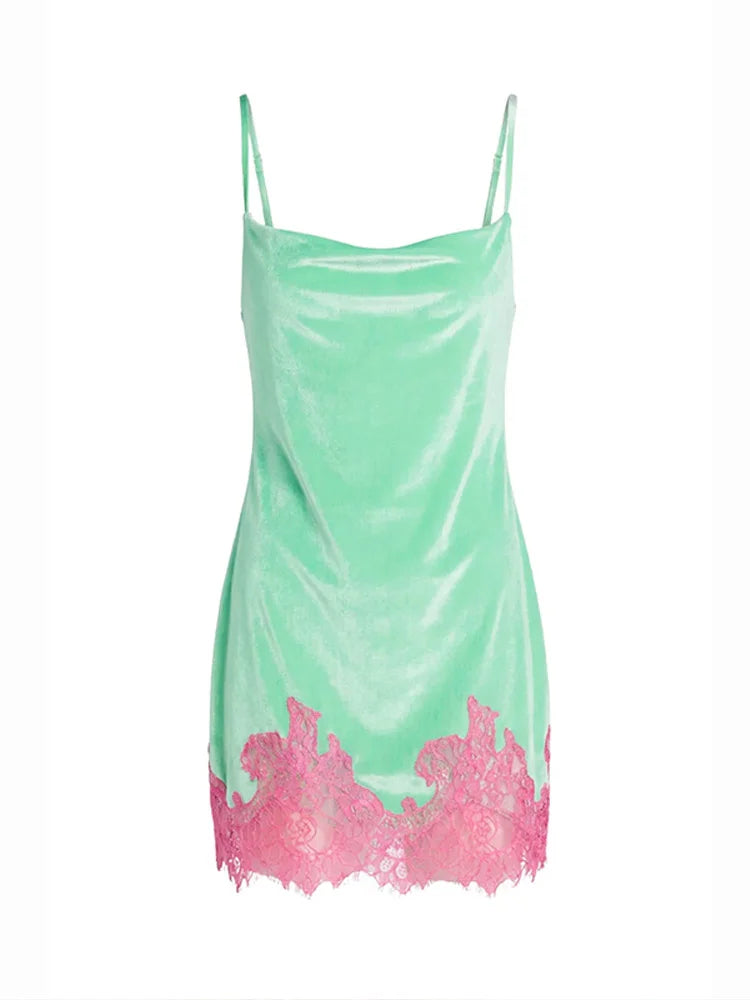 Glam Sequin V-Neck Mini Dress