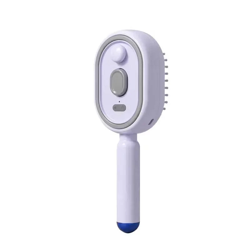 USB-C Steam Styling Brush for Smooth, Frizz-Free Hair