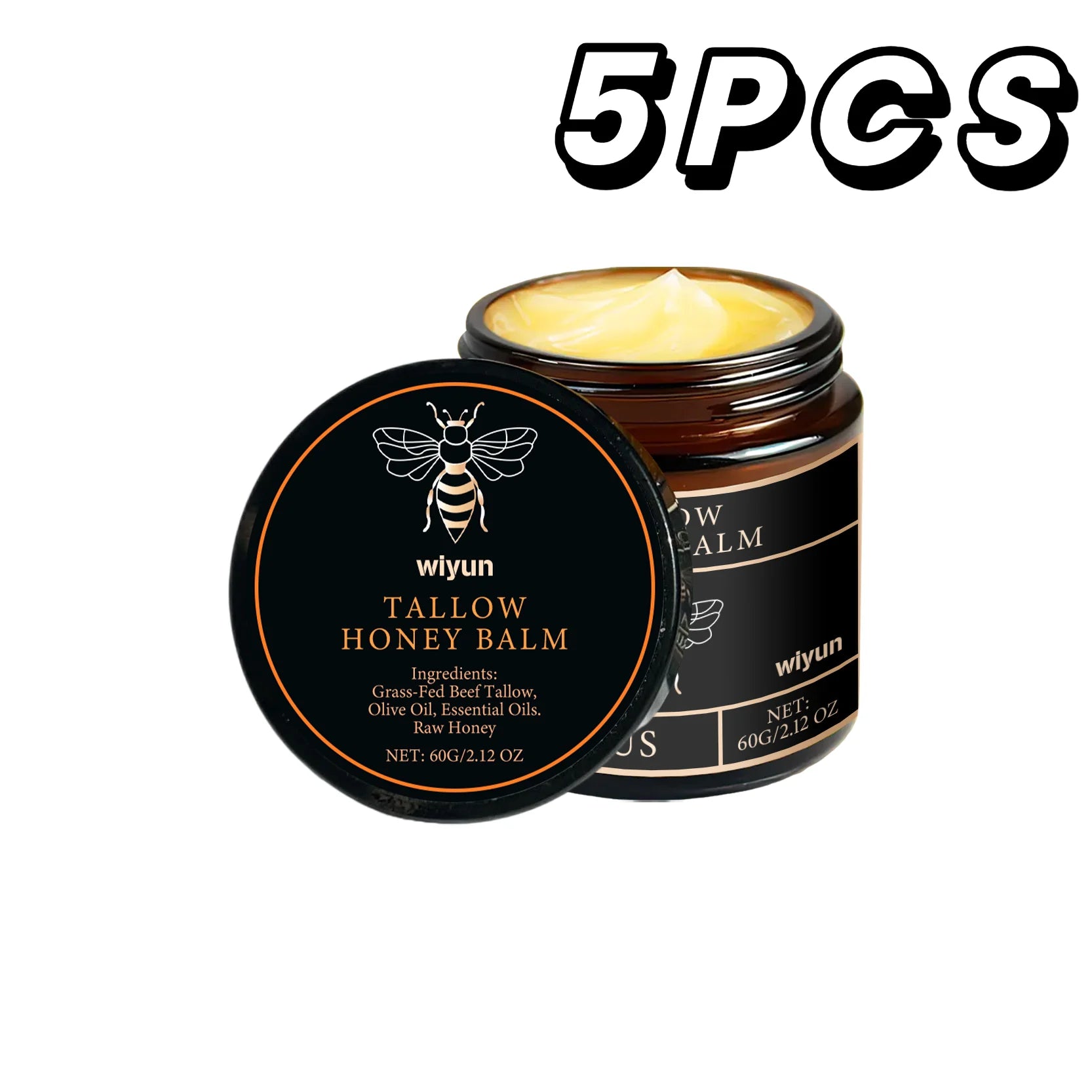 Tallow Honey Glow Cream – Deep Hydration & Firming Care.
