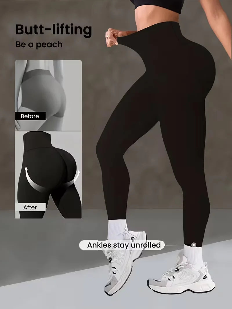 High-Waist Butt-Lifting Yoga Leggings