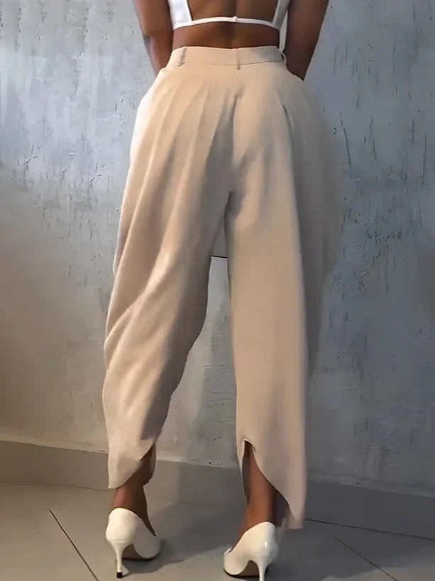 Women High Waist Jogger Loose Long Harlen Pants 2025 Fall Autumn OL Work Fashion Active Casual Street Trousers