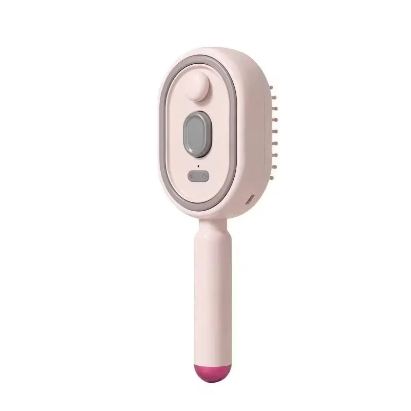 USB-C Steam Styling Brush for Smooth, Frizz-Free Hair