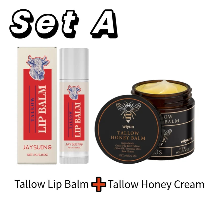 Tallow Honey Glow Cream – Deep Hydration & Firming Care.