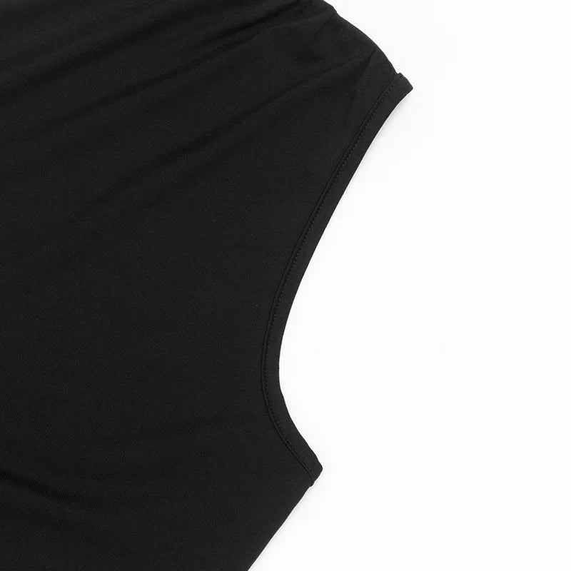 Sheer Off-Shoulder Backless Maxi Dress