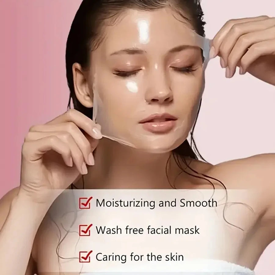 Biotin Collagen Peel-Off Face Mask – Deep Hydration Day & Night Care