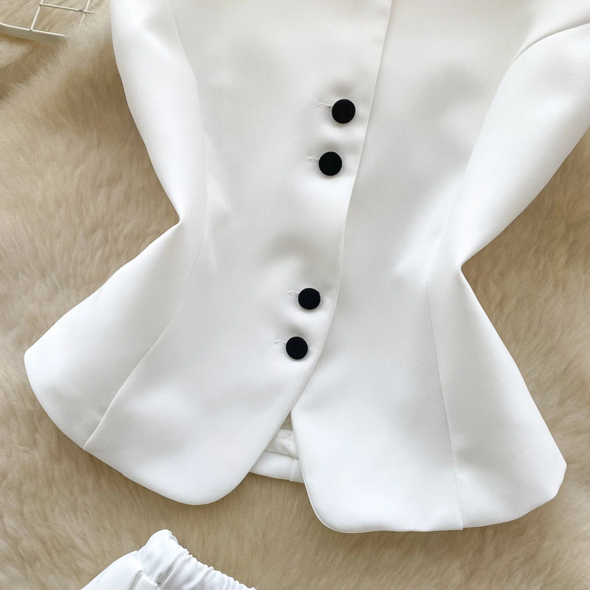 Chic Sleeveless Top & Pleated Mini Skirt Set