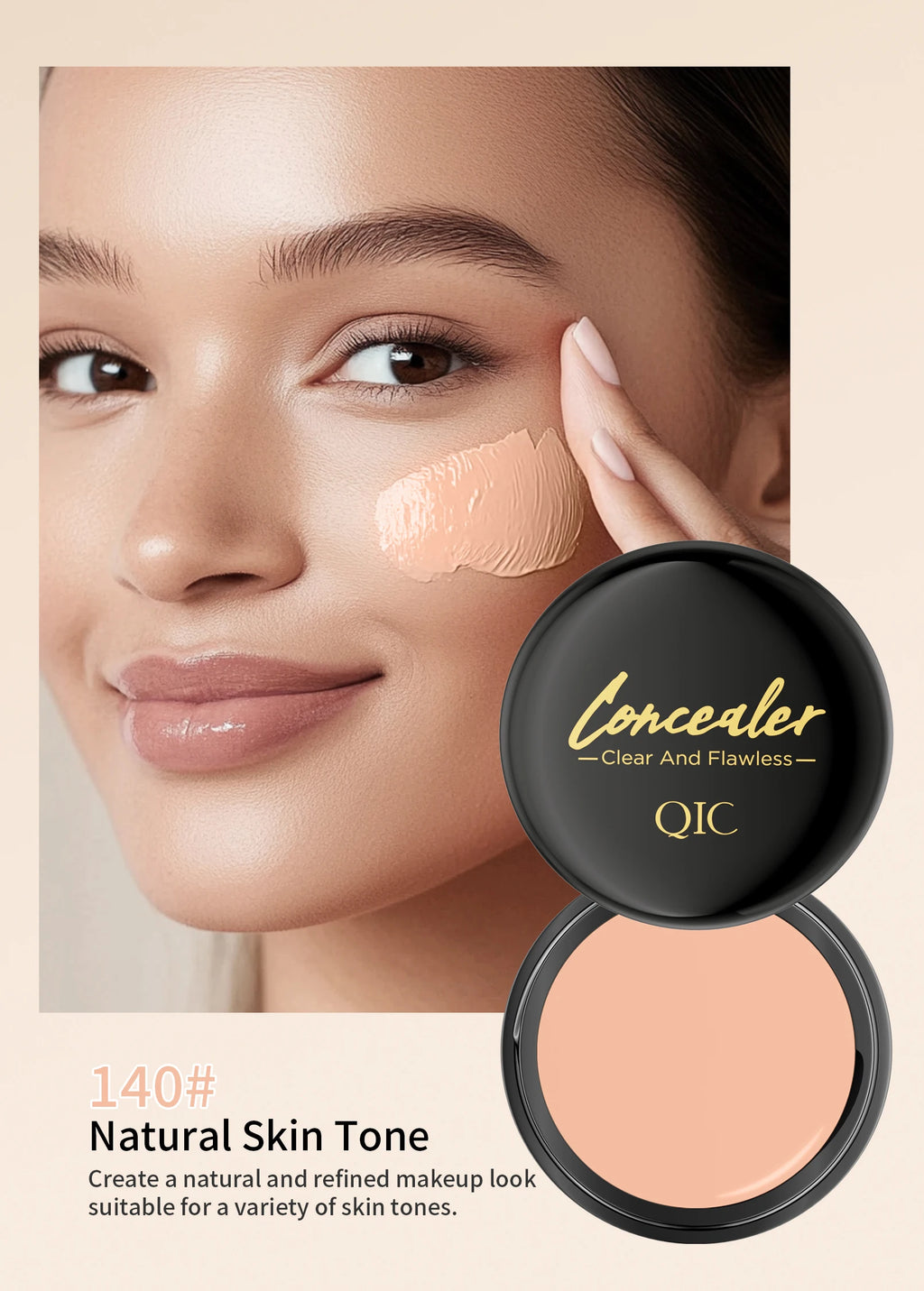 Hydrating Full-Coverage Concealer & Contour Cream